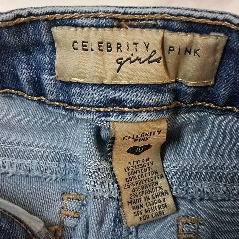 Lot Of 3 Girls Jeans Arizona Jeans Co Place Super Skinny Celebrity Pink